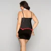 Sexy Pinstripe Dress Set - Image 3