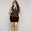 Sexy Pinstripe Dress Set - Image 5