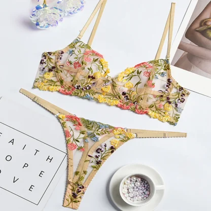 Floral Lace G-string Lingerie