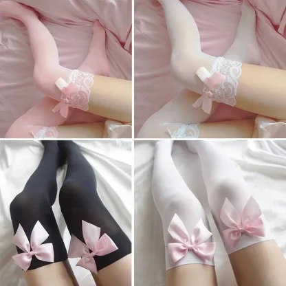 Lovely Bow Knee Socks - Image 6