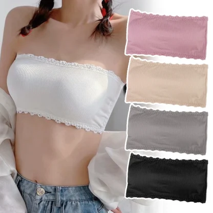 Lace Strapless Push-Up Bra - Image 14