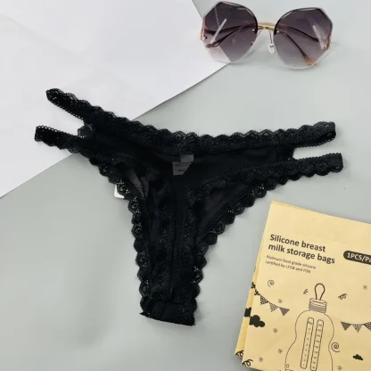 Lace Mesh Sexy Thong - Image 2