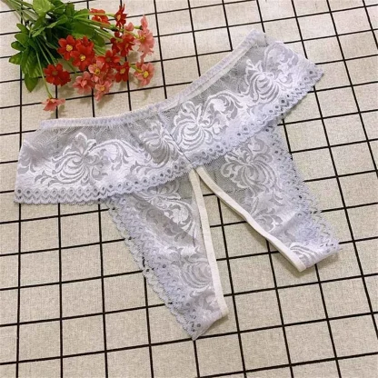 Open-Front Lace Panty - Image 2